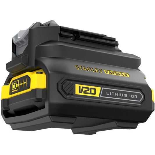 Battery Adapter - STANLEY FATMAX V20 - SFMCB100-XJ - On 18V Tools 2019 Range