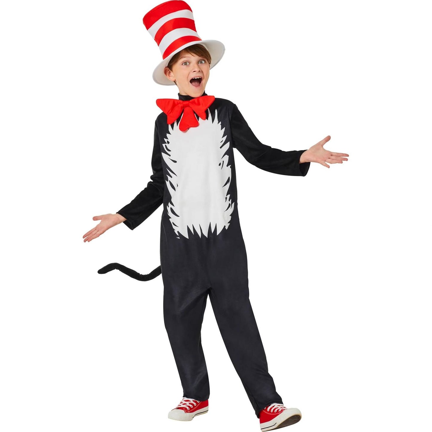 Dr Seuss Cat In The Hat Child Costume | X-Large