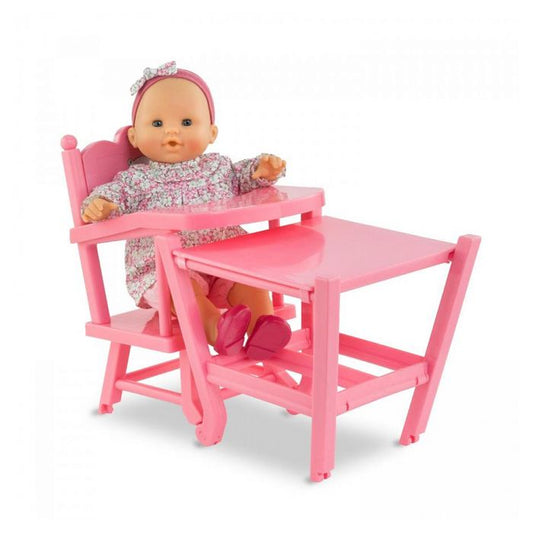 Corolle - High pink chair - Meal accessory - For Poupon 36 and 42 cm - 3 years old