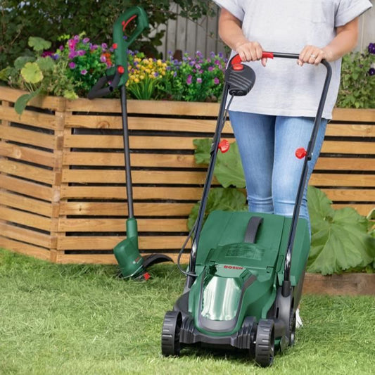 Bosch Pack 18V EasyMower + EasyGrassCut Lawn Mower + x1 4.0 Ah Battery and Charger