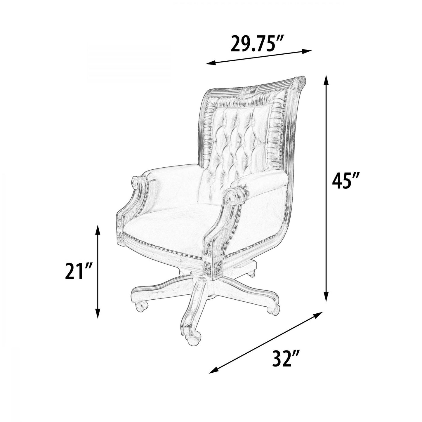 Executive Leather Office Chair