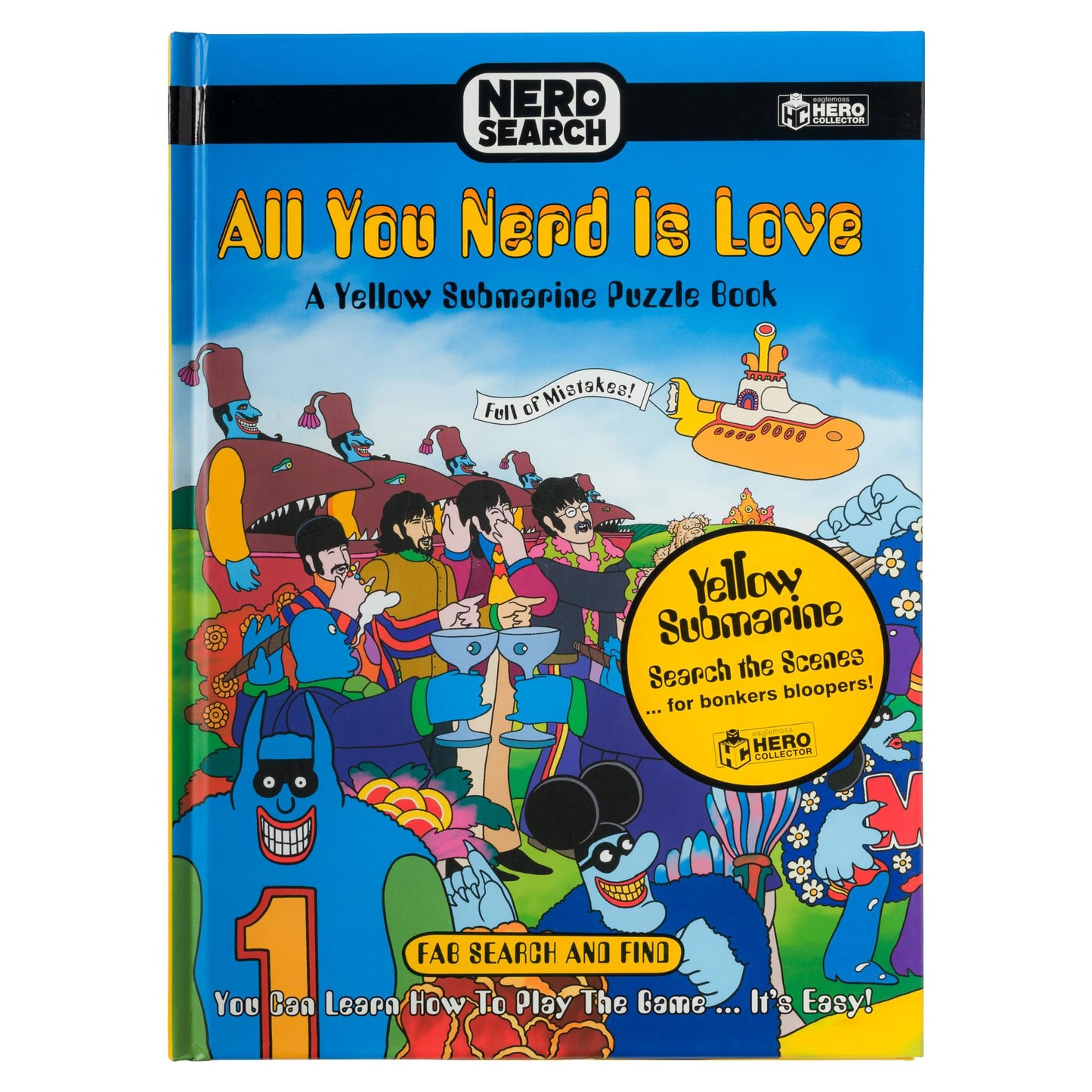 Eaglemoss The Beatles Yellow Submarine Nerd Search Book