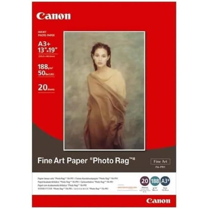 CANON Pack of 1 Photo Paper Plus 260g / m2 - PP-201 - A3 - 20 Sheets