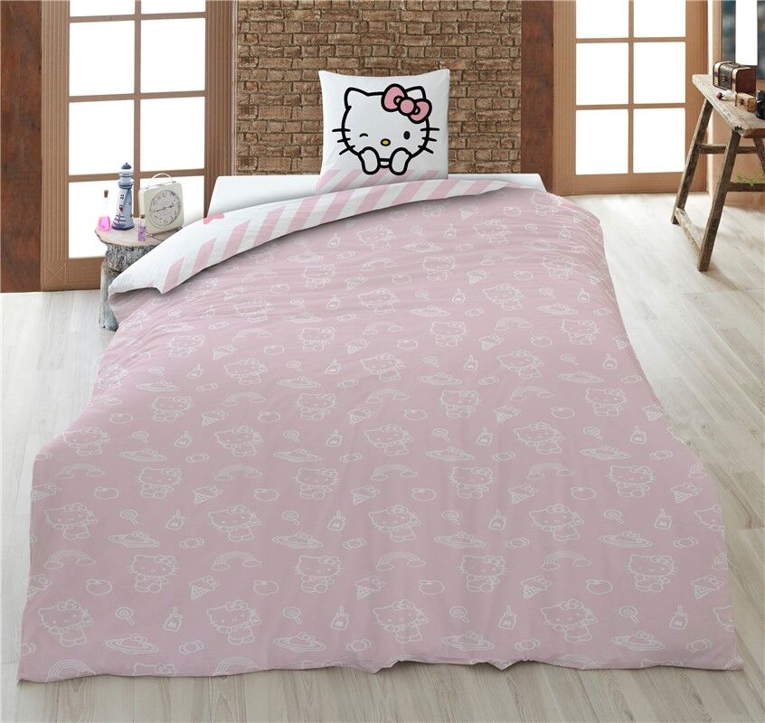Hello Kitty cotton duvet cover bed 90cm