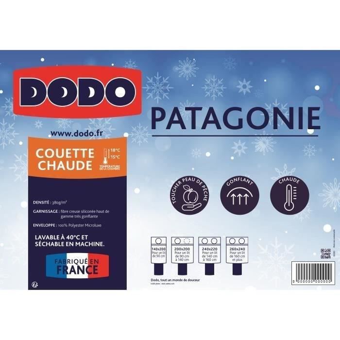 DODO White Patagonia warm duvet - 140x200 cm