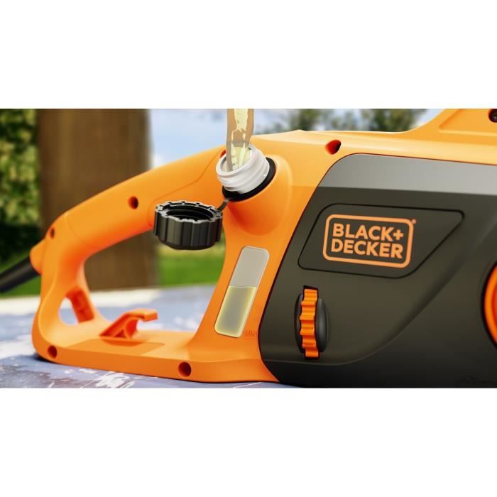 Corded Chainsaw - BLACK+DECKER - BECS2245-QS - 2200W - 45 cm - Tool-free chain tensioner