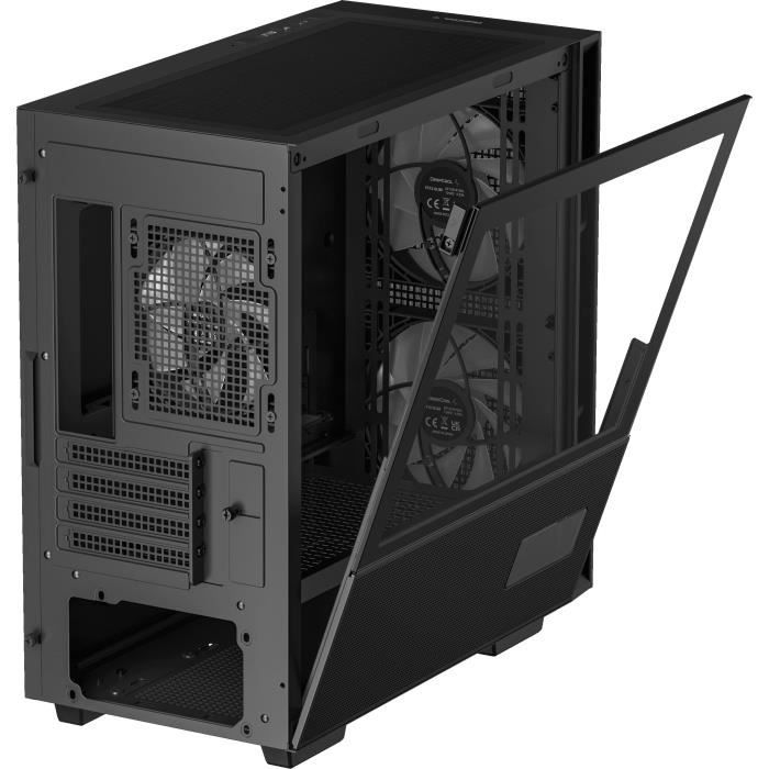 PC Case - DEEPCOOL - CH360 Digital - Without power supply - Mini tower - M-ATX format - Black