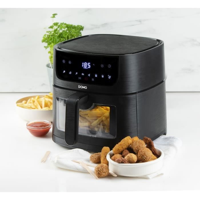 Hot air fryer - DOMO - DO540FR - 6L - Digital display - 8 programs - Deli-Fryer