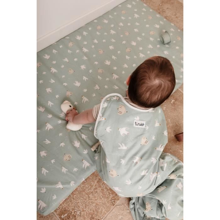 Summer comforter - TINEO - OVER THE SEA - Adjustable - Blue