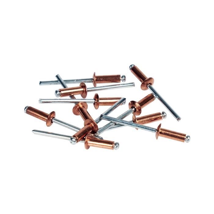 Rivets - Rapid - 5001467 - Aluminum - Copper - Ø 4.8x12 mm (50 pcs)