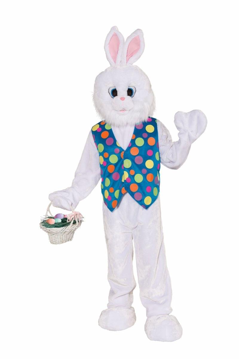 Funny Easter Bunny Plush Adult Costume One Size Fits Most