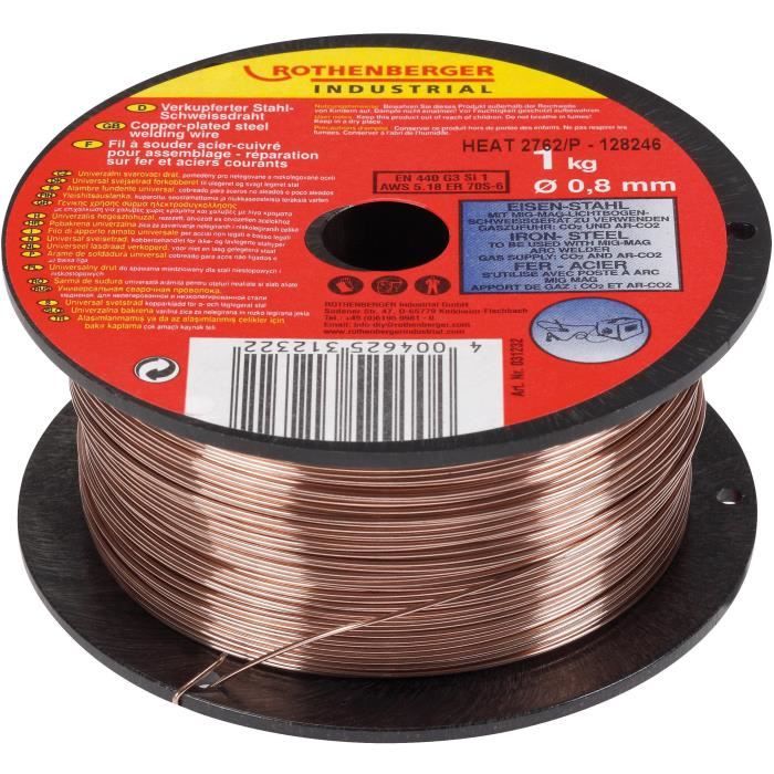 ROTHENBERGERFIL SOLDER STEEL-COPPER 0.8mm 1kg