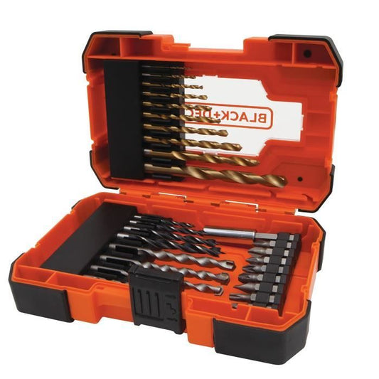 BLACK & DECKER Box 27 accessories drilling screwing A7235