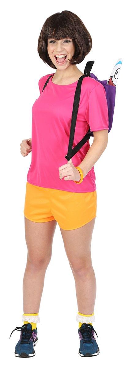 Female Hispanic Explorer Adult Costume, Small