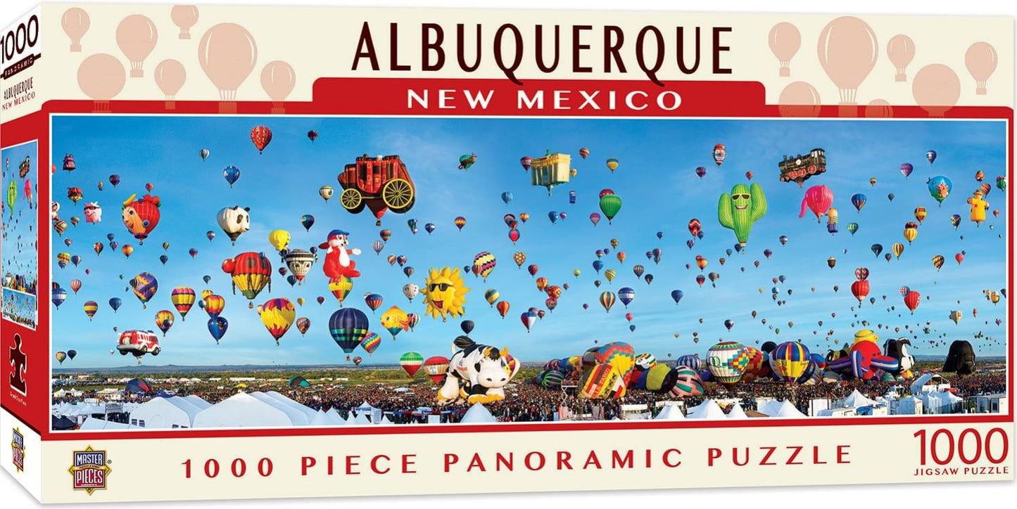Albuquerque New Mexico 1000 Piece Panoramic Jigsaw Puzzle