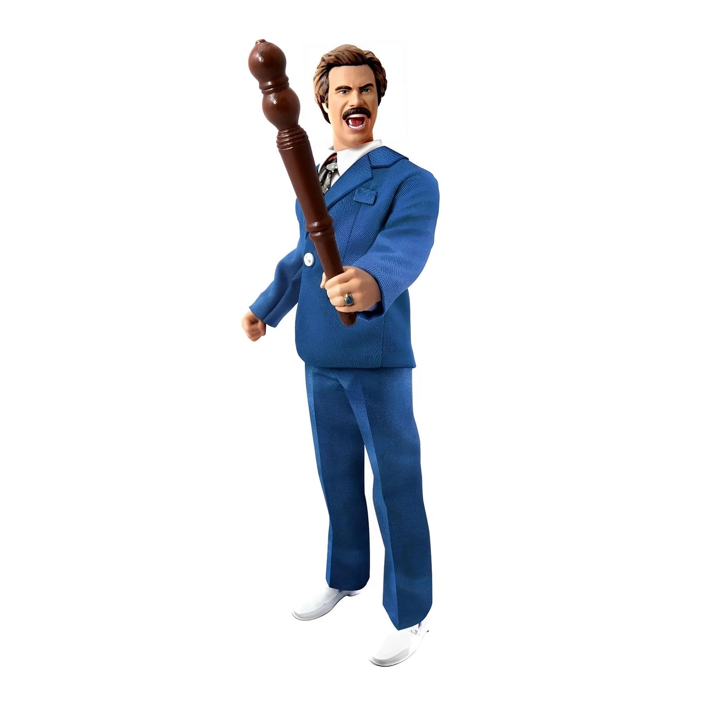 Anchorman 8" Retro Style Action Figure: Battle Ready Ron Burgundy