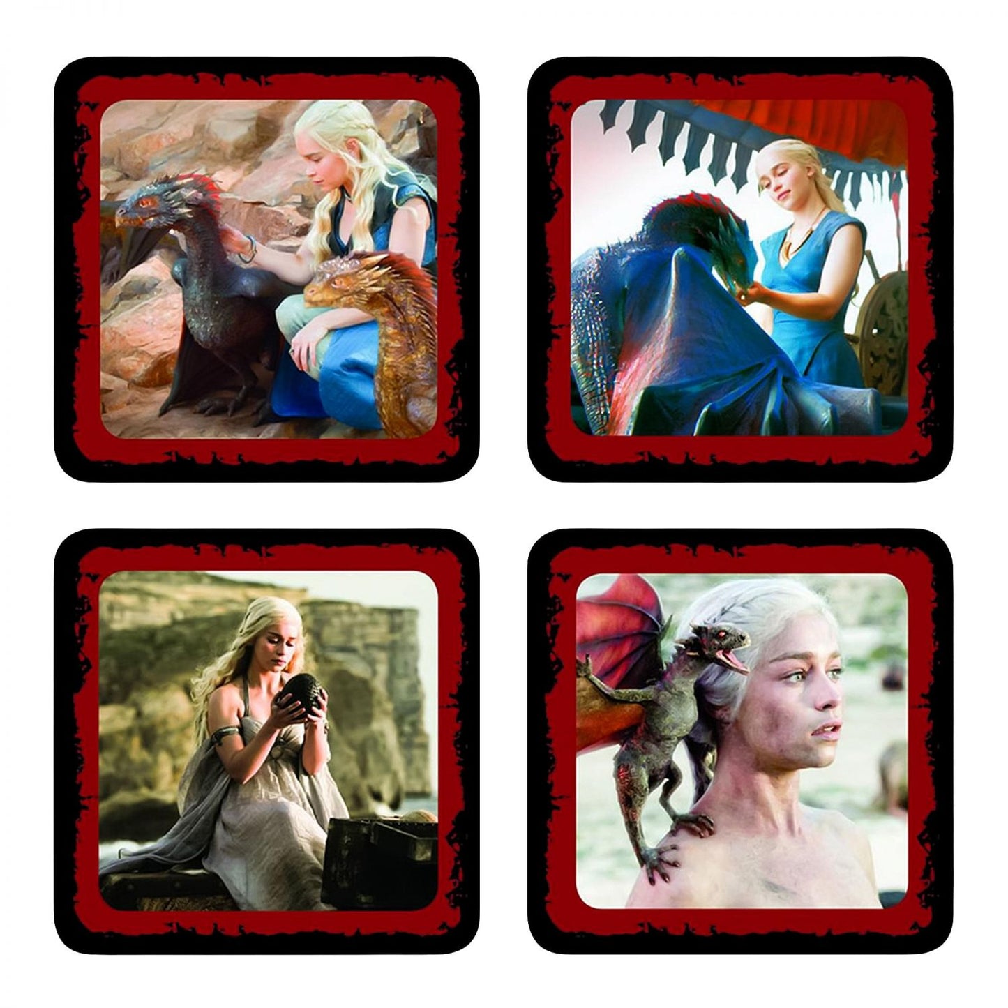 Game Of Thrones Daenerys Targaryen Coaster Set