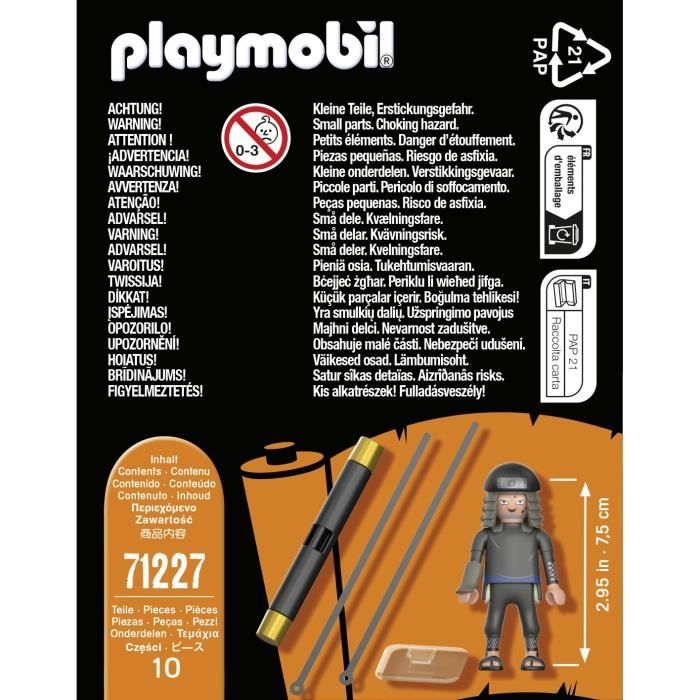 PLAYMOBIL 71227 Hiruzen - Naruto Shippuden - Ages 5