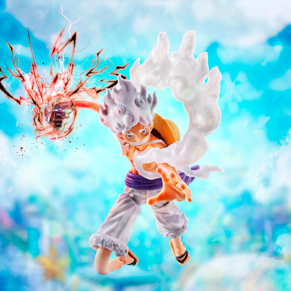 One Piece Monkey D Luffy Gear 5 Future Island Egghead S.H. Figuarts figure 15,5cm