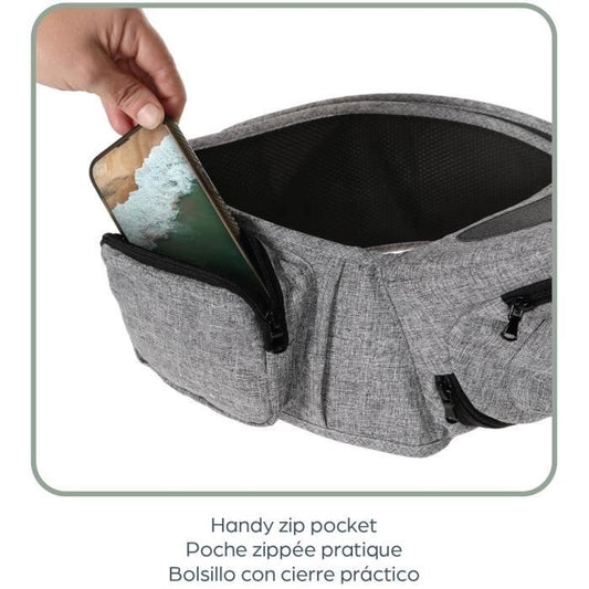 Baby Carrier - Hip Seat - DREAMBABY - Up & Go - Grey