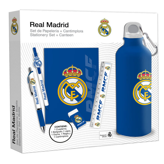 Real Madrid Stationery + Bottle set