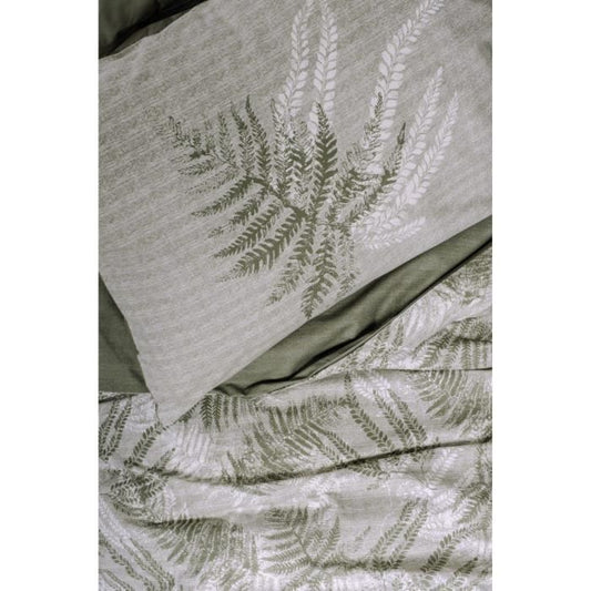 Bedding set - 1 duvet cover 220 x 240 cm + 2 pillowcases 60 x 60 cm - 100% cotton - Khaki