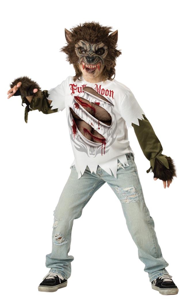Werewolf Boy Designer Costume Child XX-Large