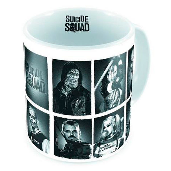 Suicide Squad characters mug