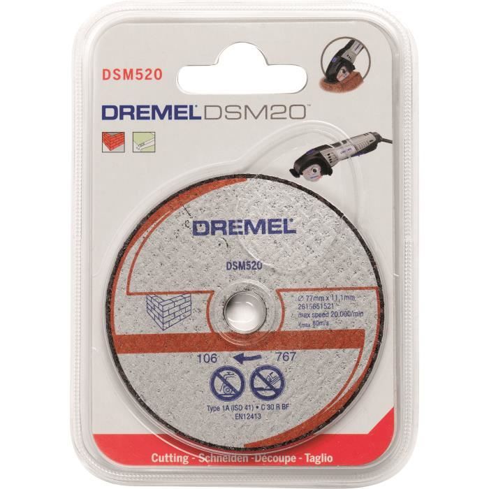 DREMEL LOT OF 2 DISCS FOR COMPACT SAP DREMEL DSM20