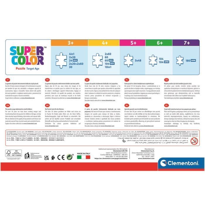 CLEMENTONI - 24 pieces Maxi - Spidey and his extraordinary friends