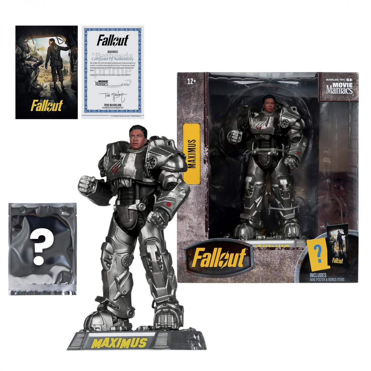 Fallout Movie Maniacs 6 Inch Posed Figure | Maximus