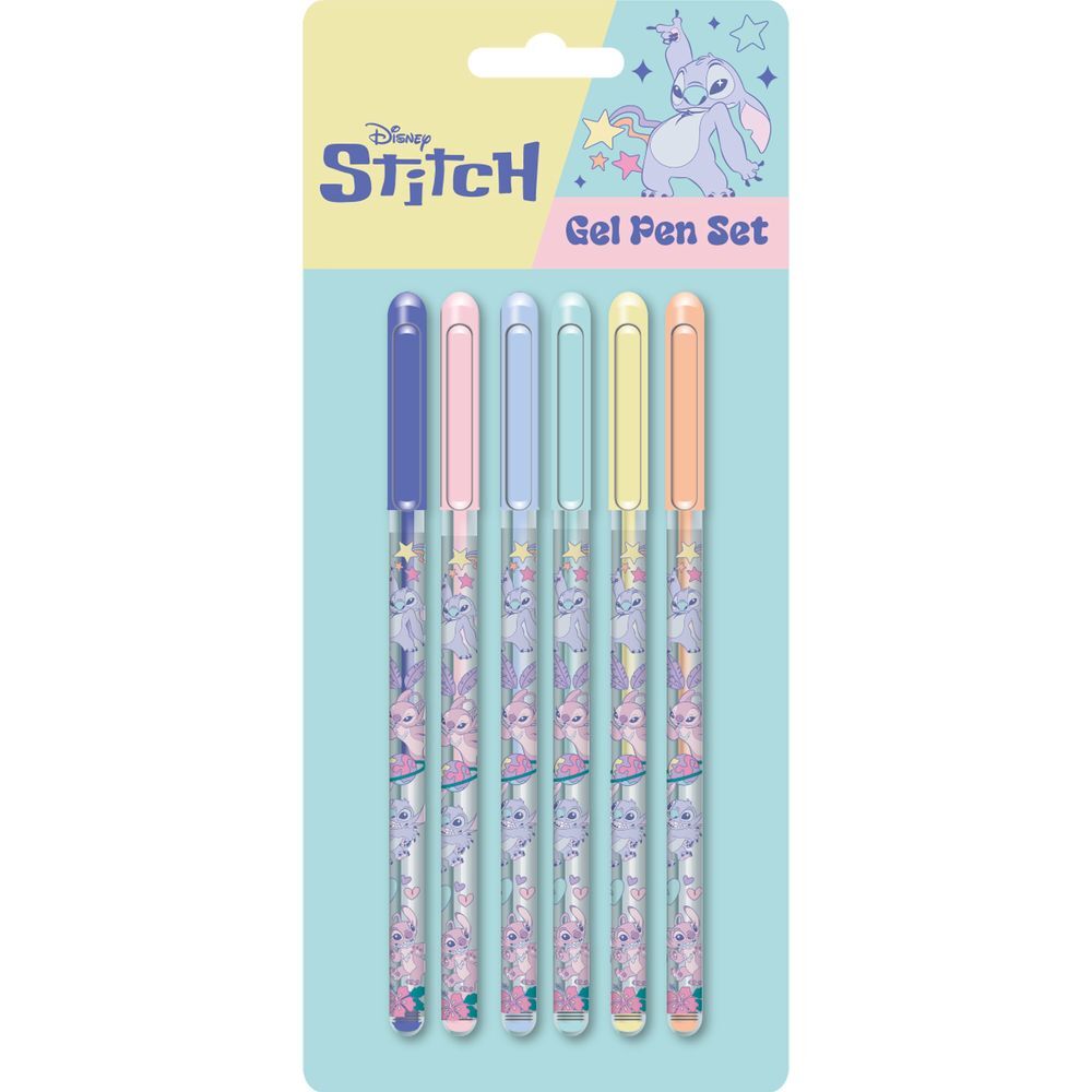 Disney Stitch Set 6 gel pens