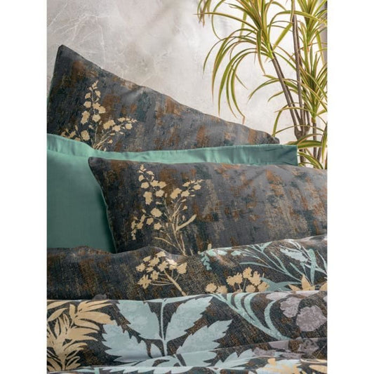 Bedding set - 1 duvet cover 220 x 240 cm + 2 pillowcases 60 x 60 cm - 100% cotton satin - Mint