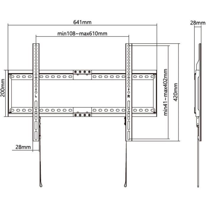 Fixed TV support - SLIM - Stell - SHO 5210