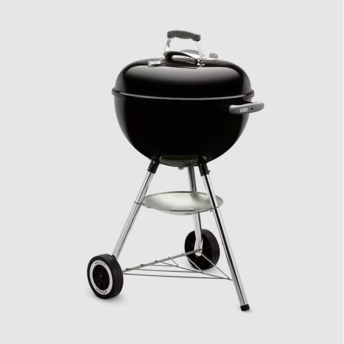 Charcoal barbecue - WEBER - Classic Kettle - Enamelled steel - Diameter 47 cm - Integrated thermometer