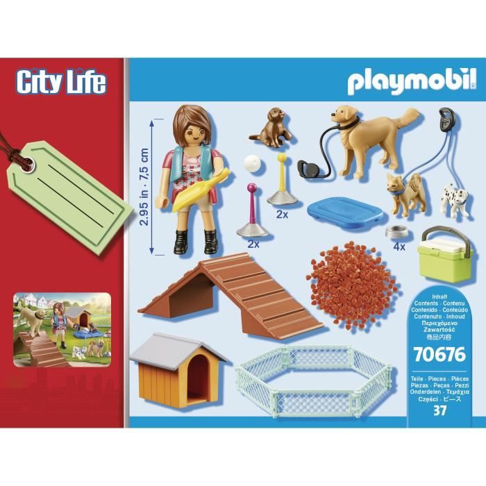 PLAYMOBIL 70676 Teacher and Dogs Gift Set
