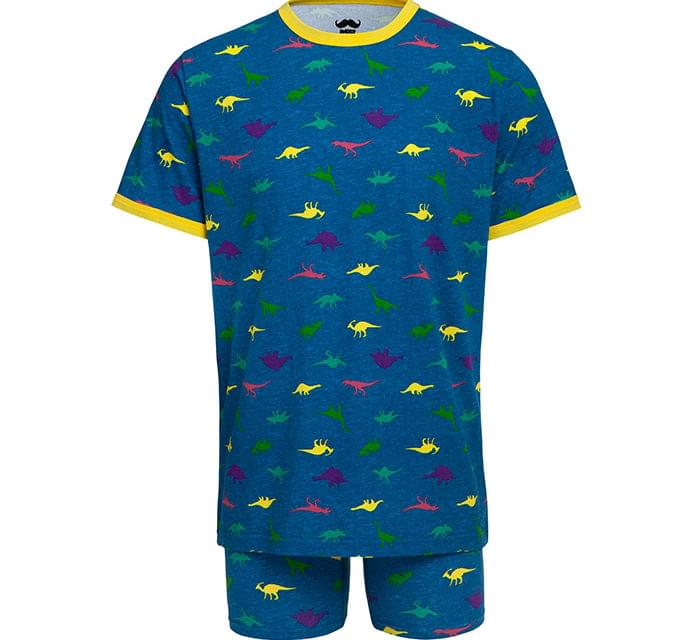 Dinosaur Dino-Mite! Men's Shirt & Boxer Briefs Sleep Set | X-Large