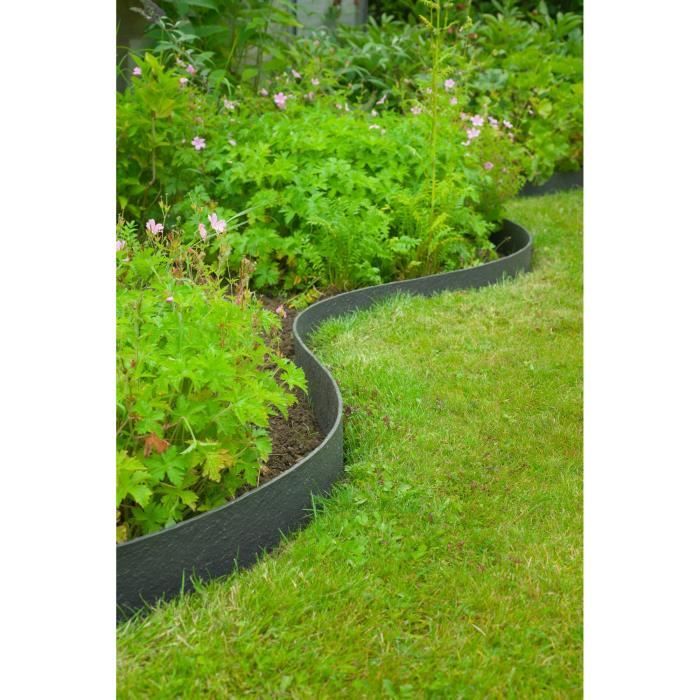 Nature Garden edging 0.12x12 m 5 mm black 446388