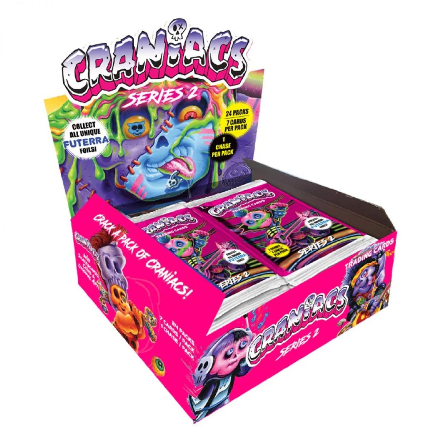 Craniacs Series 2 Trading Cards 24-Pack Hobby Box
