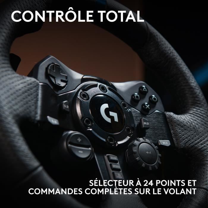 LOGITECH G - Steering wheel G923 - Compatible with PS5 - PS4 and PC