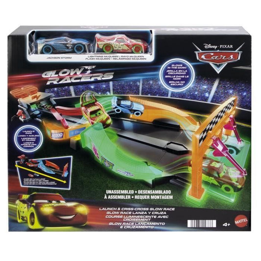 Circuit Glow Racers - Mattel - HPD80 - Glow-in-the-dark racing toy for children aged 4 and over