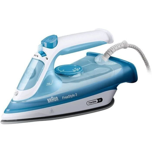 BRAUN FI3144 BL FreeStyle 3 steam iron - Power 2400 W - SuperCeramic soleplate - 270 ml water tank - Constant steam 45 g/min