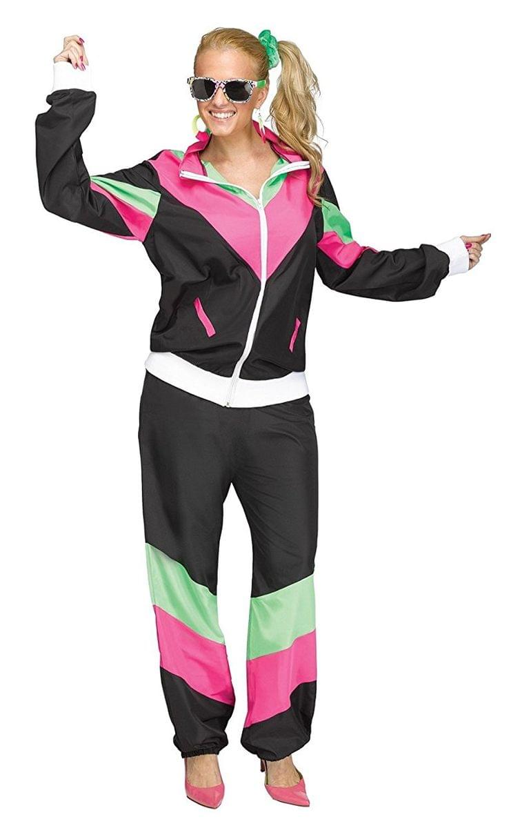 80's Track Suit Adult Costume, S 2/8