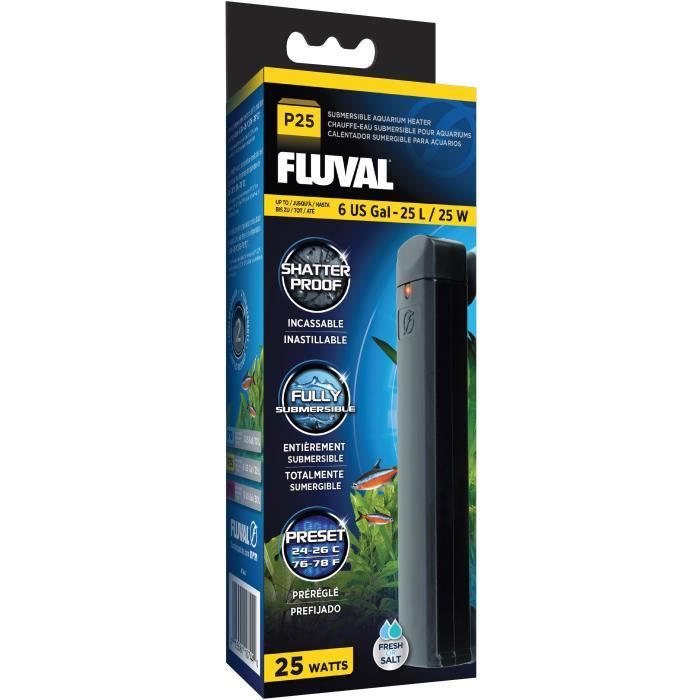 FLUVAL Water heater FL P25 Pre-set Aquarium Heater - For fish