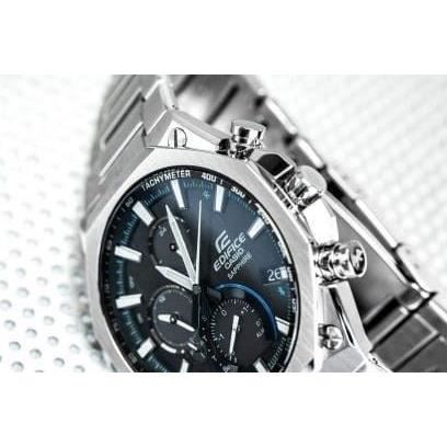 Watch - CASIO - EQB-1100D-1AER - 51.1mm - Stainless steel - Bluetooth Smart - Solar