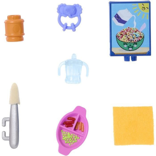 BABYSITTER BABY MEAL BOX - BARBIE - HTK35