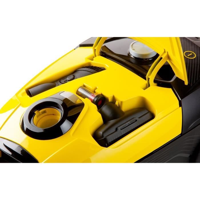 Domo do7294s - vacuum cleaner with bag - 5L - HEPA H13 filter - 73DB - Adjustable suction power - Metal tube 90cm