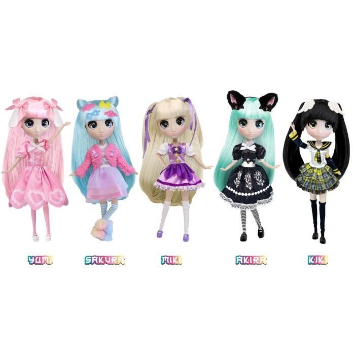 Large Kawai Japanese Style Doll 30 cm - Yumi Doll - BANDAI - Official Shibajuku Anime License