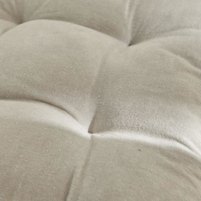 Quilted seat - TODAY - CHARME - Chambray x Petite Broderie Berenice - 40 x 40 cm