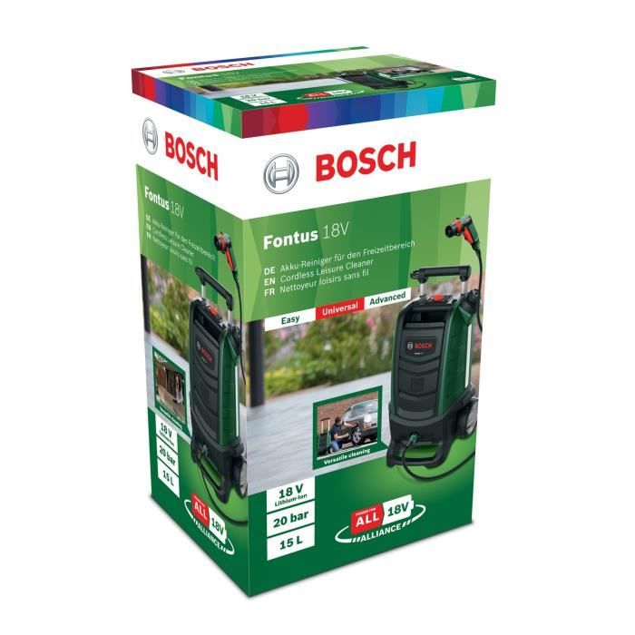 Fontus 18V cordless cleaners